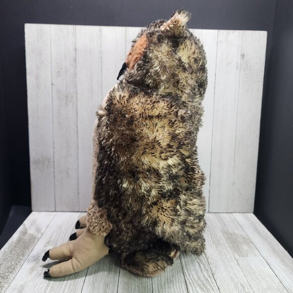 Melissa and Doug Barn Owl Plush Realistic Stuffed Animal Toy 16'' Super Soft - Picture 2 of 10